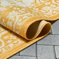 thumbnail image 4 of Well Woven Indoor/Outdoor Area Rug 5'3" x 7'3" Celesine Yellow Persian Medallion, 4 of 7