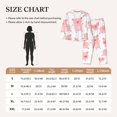 thumbnail image 2 of Salouo Kawaii Pigs Pattern Women's Pajamas Set Long Sleeve Button Down Sleepwear Soft Pj Lounge Sets for women 2 Piece Pjs Set with Long Pants -Small, 2 of 8
