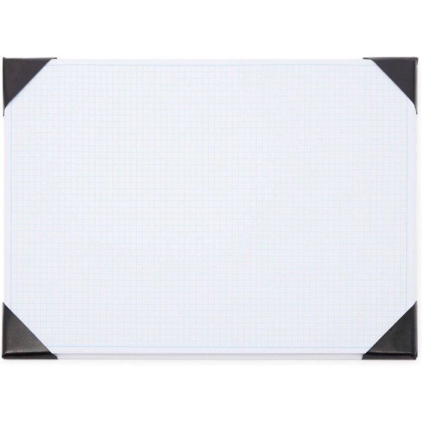 Large Desk Blotter Paper Pad, Graph Notepad for Office Supplies