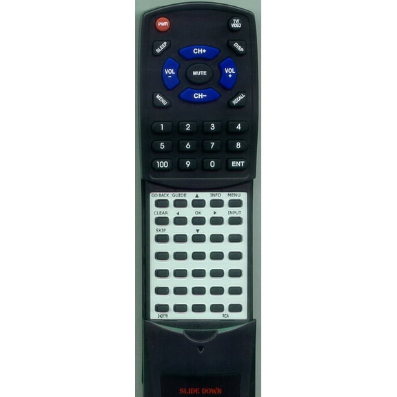Replacement Remote for RCA 242778, RT242778, CRK17TA1, F19442, F19426, F19424, F25442, F19436, F25424, F27442TX1, F27442TX51, F27442TX41, F26433, F25