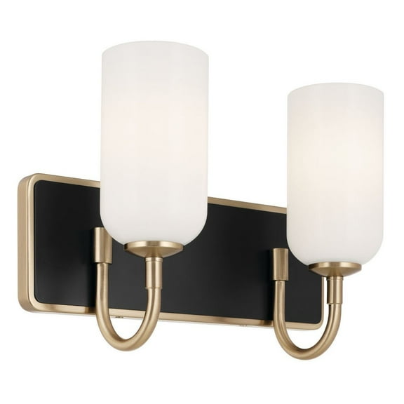 Champagne Bronze Two Light Bath from the Solia Collection