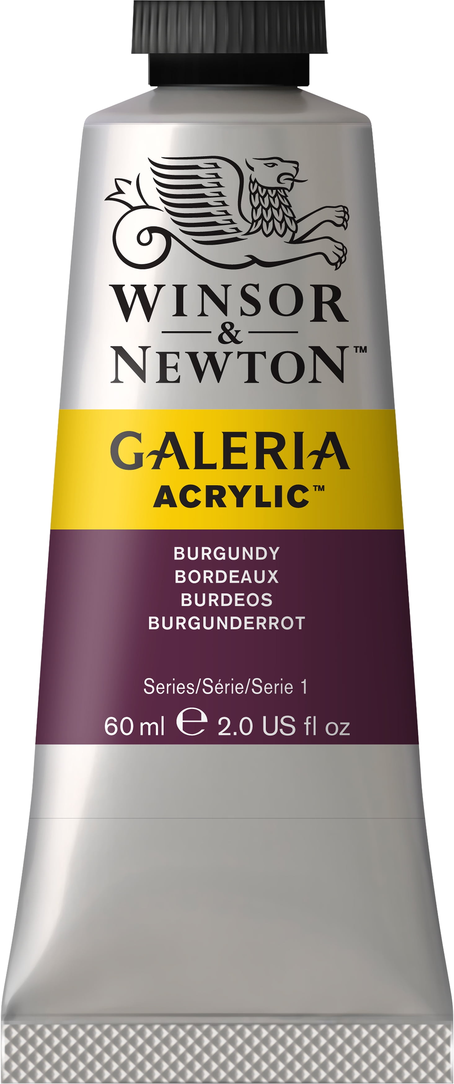 Winsor & Newton Galeria Acrylic Paint, 60ml, Burgundy