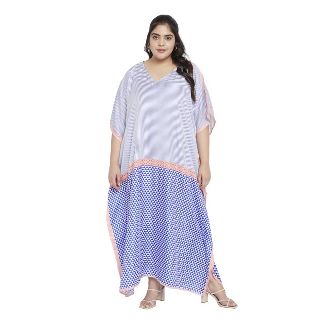 Oussum Robes Caftans Grande Taille pour Femmes Longue Robe Maxi Caftans pour Dames
