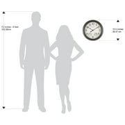 Better Homes & Gardens 15.5 Quartz Traditional Indoor, Outdoor Wall Clocks
