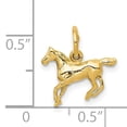 thumbnail image 4 of Finest Gold 14K Yellow Gold Polished Horse Charm, 4 of 4
