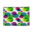 thumbnail image 1 of eloria Mandala Colorful Dots Women Accessories Organizer Makeup Bag Cosmetic Pouch Toiletry Bag For Accessories Kids Teens Girls Cotton Canvas, Pack of 3, 1 of 1