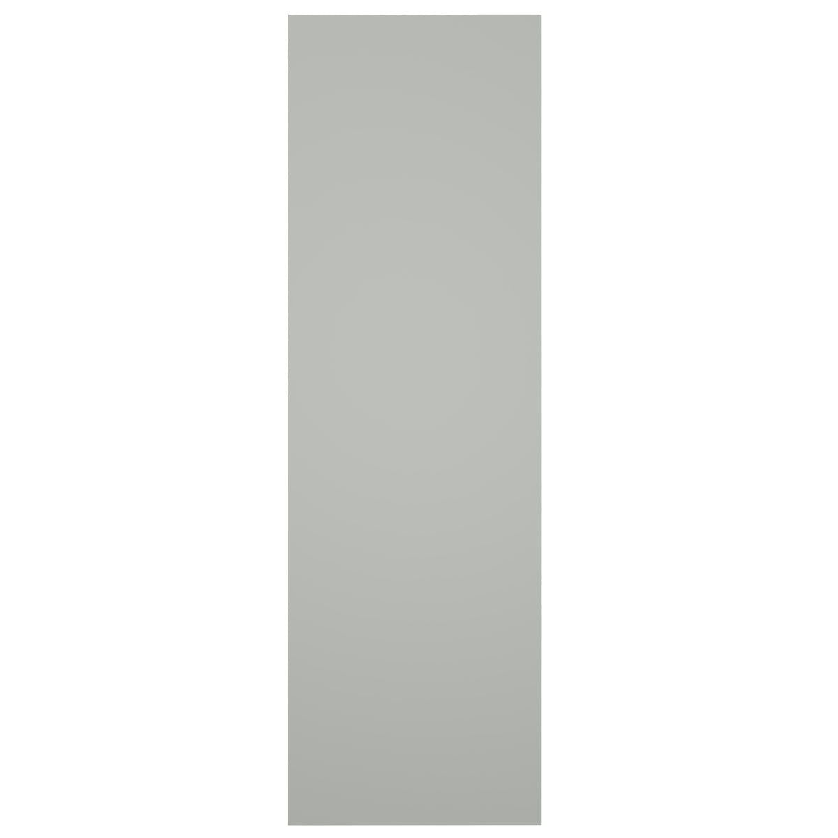 Ekena Millwork 15"W x 79"H True Fit PVC Two Equal Louver Shutters, Hailstorm Gray (Per Pair - Hardware Not Included)