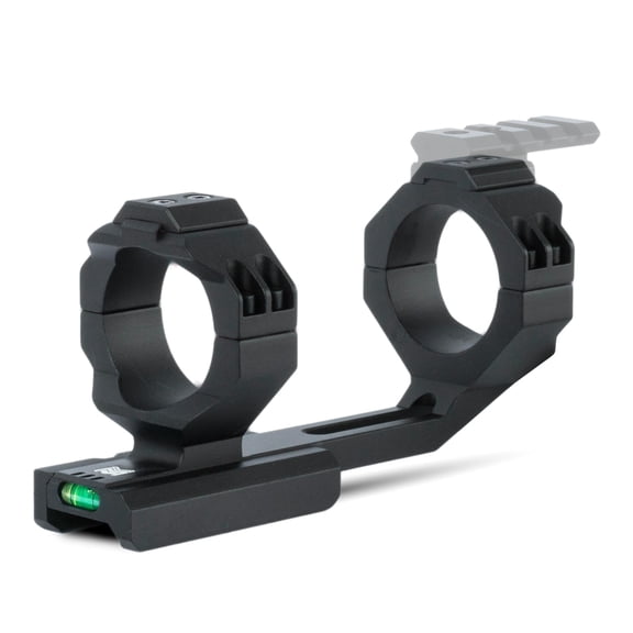 Monstrum Beast Series Cantilever Scope Mount | Integrated Level Bubble and Piggyback Segment | 1 inch Diameter
