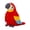 B, variant on Talking Parrot Plush Toy - Interactive Recording Parrot That Mimics Speech and Sings - Repeats What You Say - Cute Stuffed Animal with Flapping Wings - Educational Toy for Kids