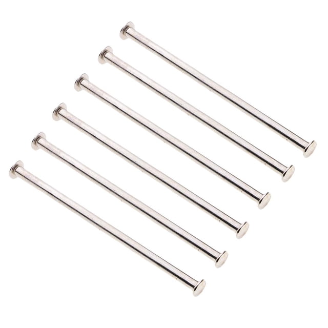 Botón de tornillo de encuadernación Macarena 6 uds para manualidades 10 cm