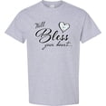 thumbnail image 3 of Inktastic Well Bless Your Heart with Calico Print T-Shirt, 3 of 5
