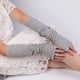 thumbnail image 5 of Guantes largos para mujer, estilo extra largos, guantes largos de medio dedo, guantes con mangas y volantes, 5 of 5