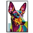thumbnail image 2 of Pharaoh Hound Dog Canvas Wall Art Poster Prints Colorful Pop Animal Art Wall Decor Dog Picture Artwork Pet Dog Painting Poster for Home Bedroom Living Room Decoration Framed, 2 of 6