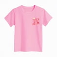 thumbnail image 6 of kpoplk Toddler Baby Girls Flower Shirt Cute Graphic Short Sleeve T-Shirt Kids Print Graphic Summer Tees Top(Pink,9-10 Y), 6 of 6