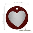 thumbnail image 6 of Inkdotpot Pack Of 50 Real Silver Foil Paper Tags Made With Love Wedding Favor Hang Tags, 6 of 6