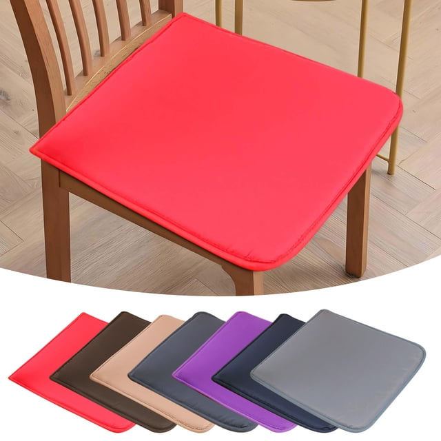 Xihbxyly Cojín de Esponja para Asiento, Cómodo Material de Poliéster, Diseño de Color Liso, Versátil para Sillas de Comedor y Mesas de Estudio, Práctico Adorno para El Hogar, Juego de Cojines para Es