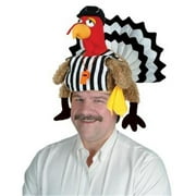 Beistle 90732 - Plush Referee Turkey Hat - Pack of 4