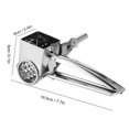 thumbnail image 3 of Multifunction Stainless Steel Cheese Grater, Hand Crank Rotary Cheese Cutter, Slicing Tool, 3 of 4