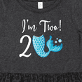 thumbnail image 4 of Inktastic 2nd Birthday Mermaid Party Girls Toddler Dress, 4 of 5