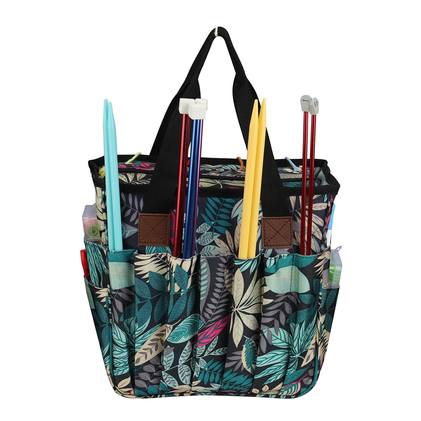 Yarn Storage Knitting Wool Bag Crochet Tote Organizer Holder Sewing Tool