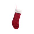 thumbnail image 1 of Christmas Large Knitted Stocking, Soft Fabric, Large Capacity, Sturdy Hanging Loop, Festive Ornament for Tree/Mantle, Perfect for Holiday Gifting, 1 of 1