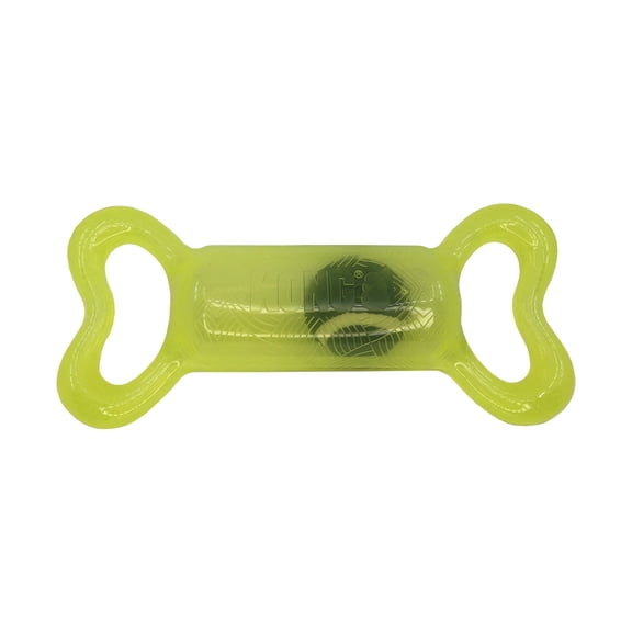 KONG Jumblerâ„¢ Tug Squeaker Dog Toy, Medium/Large, Yellow