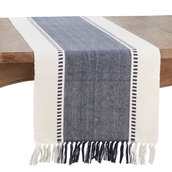 Saro Lifestyle Striped Design Table Runner