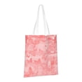 thumbnail image 2 of YFYANG Reusable Cotton Canvas Tote Shopping Bag, Pink Butterfly Art Design Washable Portable Grocery Bag for Daily Travel, 2 of 8