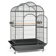 thumbnail image 4 of Prevue Pet Products Wrought Iron Silverado Macaw Dometop Bird Cage, Silver, 4 of 24