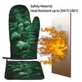 thumbnail image 5 of Gaeub Ferns Leave Green Foliage Print Oven Mitts and Pot Holders Sets of 2,Heat Resistant Pad,Cooking Gloves, for Baking BBQ Home Decor, 5 of 7