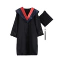 thumbnail image 1 of FYEGRE Academic Graduation Robe with Mortarboard Cap, Formal Graduation Gown Set for University Students, Classic Academic Regalia for Commencement Ceremony Red M, 1 of 4