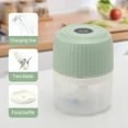 thumbnail image 4 of Mouliraty Garlic Chopper, Portable Mini Food Processor, Wireless Vegetable Masher With USB Charging, Garlic Masher Mincer For Onions Meat Spices 250ML, 4 of 8