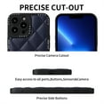 thumbnail image 3 of Dteck For iPhone 11 Pro Max (6.5 inch) Case,Hybrid Slim Shockproof PU Leather Camera Protector Cover,Blue, 3 of 8