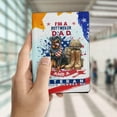 thumbnail image 4 of I'm a Rottweiler Dad and a Veteran, Nothing Scares me Happy Father's Day Travel Passport Wallet Rottie Dog Lover Gifts Idea PU Leather Passport Holder Cover - 00006, 4 of 5