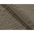 thumbnail image 2 of Chezmoi Collection Austin 3-Piece Oversized Bedspread Coverlet Set (King, Taupe), 2 of 2