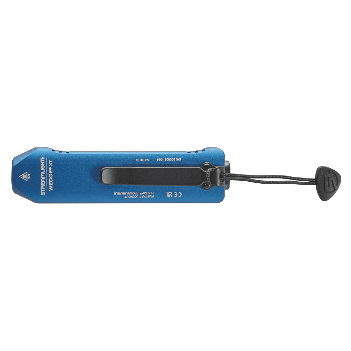 Streamlight 500 Lumen C.O.P.S. Wedge XT Flashlight - Includes USB-C cord, pocket lanyard - Blue