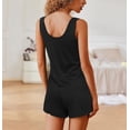 thumbnail image 2 of Pajamas for Women: Summer Two Piece Womens Pajama Sets, Solid Tank Tops and Shorts Sleepwear Outfits Loungewear, 2 of 6