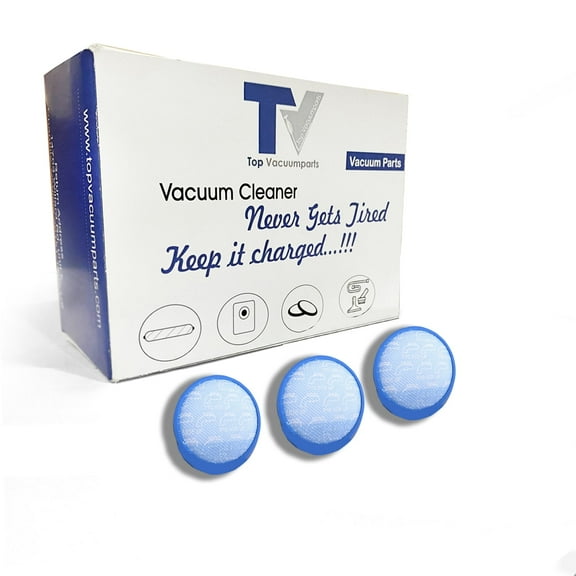 Replacement Part For Hoover 304087001 WindTunnel Max Mult-Cyclonic Bagless Upright Washable Primary Blue Sponge Filter - 3 Filters