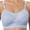 Blue, variant on Women's Nursing Maternity Bra, Clip-Down Wirefree Sleep Comfort Seamless Support for Postpartum Breastfeeding