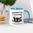 thumbnail image 3 of CafePress - Sometimes I Wish I Was An Octopus Mugs - 11 oz Ceramic Mug - Novelty Coffee Tea Cup, 3 of 4