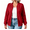 Red, variant on BXJX Womens Zipper Sweatshirts, Athletic Long Sleeve Spring Fall Casual Bomber Jacket with Pockets Khaki Size S-2XL