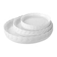 thumbnail image 2 of Almencla 15 Pcs Plateaux Ronds pour Plantes Soucoupes pour Cour Intérieure Extérieure Blanc, 2 of 8