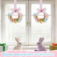 thumbnail image 5 of Small Easter Wreath, 8.7 inch Mini Easter Wreath for Front Door, Mini Spring Artificial Easter Egg Wreath with Ribbon Bow, ideal for Window Home Table Centerpiece Farmhouse Decor, 5 of 8