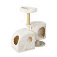 thumbnail image 1 of Rascador Gato Con Casa Malubero Beige, 1 of 5