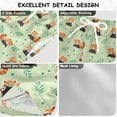 thumbnail image 4 of Red Panda Leaves Pattern Swim Trunks Quick Dry Beach Pool Board Shorts Lightweight Stylish Print Sizes 2T to XL, 4 of 8