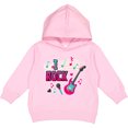 thumbnail image 2 of Inktastic I Rock with Guitar Microphone and Music Notes Toddler Hoodie, 2 of 4