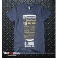 thumbnail image 2 of Illinois Beer Shirt - Navy, X-large | Beer Lover Gift | Chicago Beer | Men's T-Shirt, 2 of 2