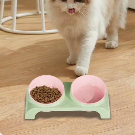 NWOKYZGH Pet Food and Water Bowl Double Feeding Bowls fors and Small s Portable Pet Accessories