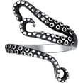 thumbnail image 1 of (set Of 2) Octopus Tentacle Rings - Punk Fashion Octopus Rings For Men And Women - Hip Hop Personality Jewelry, 1 of 5