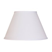 12" White Premium Empire Slanted No Slub Lampshade